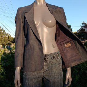 THE RAGALIA COLLECTION LADIES PURE WOOL (1) BUTTON LUXURY BLAZER (USA)